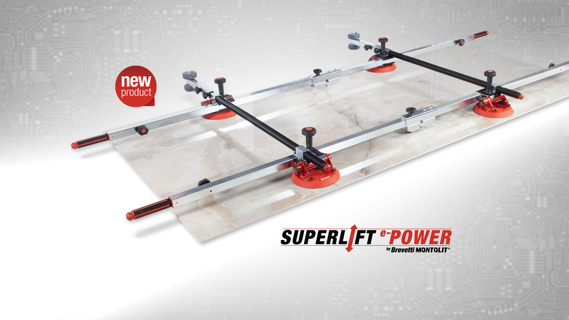 The Ultimate Solution for Handling Big Format Slabs – MONTOLIT SUPERLIFT E-POWER